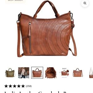 Latico Joplin Leather Handbag in Cognac -NWT